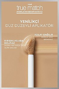 Loreal Paris True Match Aydınlatan Serum Kapatıcı - 4D Light Medium - 5