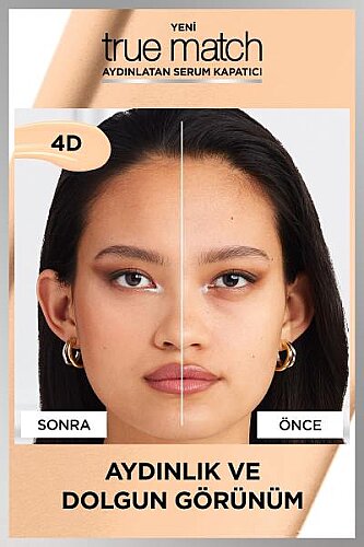 Loreal Paris True Match Aydınlatan Serum Kapatıcı - 4N Light Medium - 6