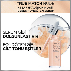 Loreal Paris True Match Nude Fondöten Serum 30 ml - 1-2 Rosy Light - 2