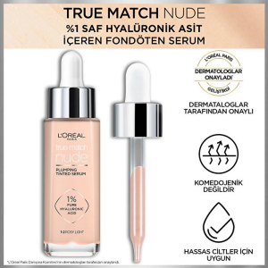 Loreal Paris True Match Nude Fondöten Serum 30 ml - 1-2 Rosy Light - 4