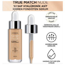 L'Oreal Paris True Match Nude Serum Fondöten - 2-3 Light - 3