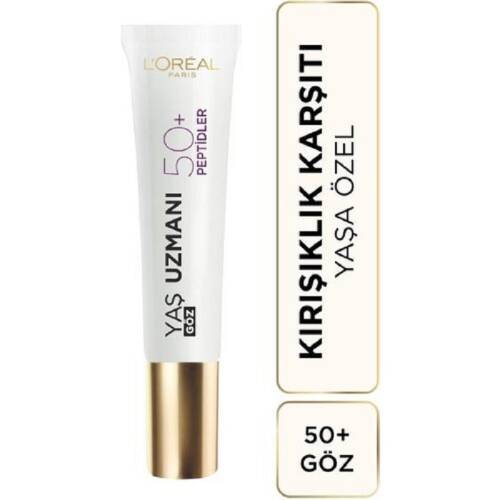 L'oreal Paris Yaş Uzmanı 50 Kırışıklık Karşıtı Sıkılaştırıcı Göz Kremi 15 ml - 1