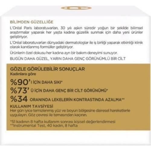 L'Oreal Paris Yaş Uzmanı Kırışık Karşıtı Besleyici Gündüz Kremi 60+ 50 ml - 5