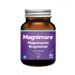 Magnimore Magnezyum Bisglisinat 60 Kapsül