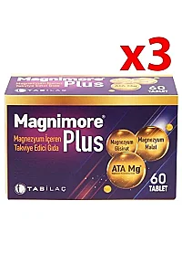 Magnimore Plus 60 Tablet 3 Adet