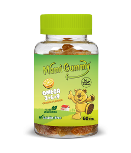 Mami Gummy Kids Gummies Omega 3+6+9 60 Adet Çiğnenebilir Gummy Portakal Aromalı