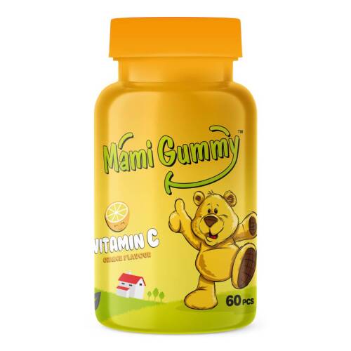 Mami Gummy C Vitamini 60 Adet Çiğnenebilir Gummy Jel Portakal Aromalı - 1