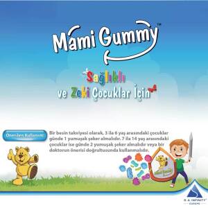 Mami Gummy C Vitamini 60 Adet Çiğnenebilir Gummy Jel Portakal Aromalı - 4