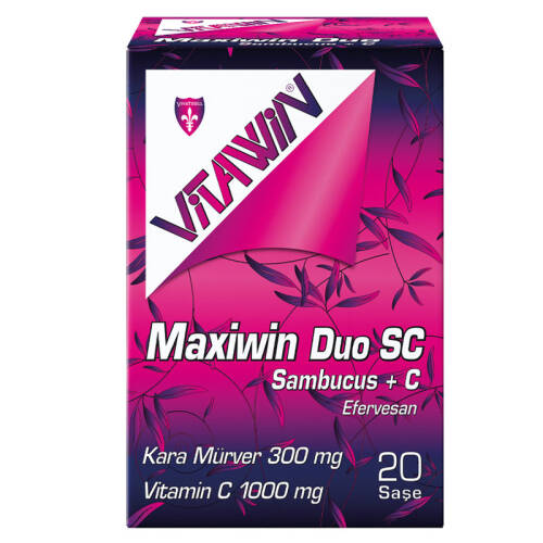 Maxiwin Duo Sc Sambucus+C Efervesan 20 Saşe - 1