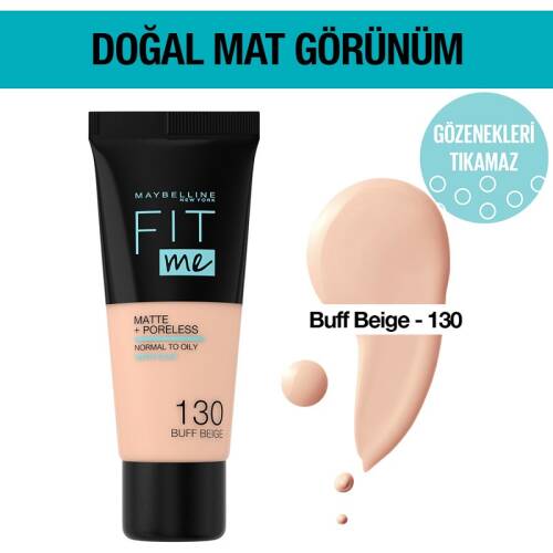 Maybelline Fondöten Fit Me Matte 130 - 1