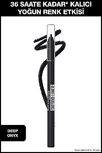 Maybelline New York Tattoo Liner Jel Göz Kalemi 900 Deep Onyx