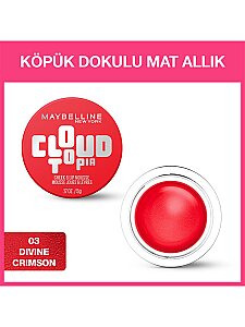 Maybelline New York Cloudtopia Köpük Dokulu Mat Allık 03 Divine Crimson - 2