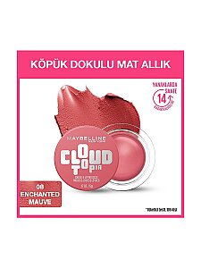 Maybelline New York Cloudtopia Köpük Dokulu Mat Allık - 08 Enchanted Mauve