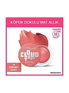 Maybelline New York Cloudtopia Köpük Dokulu Mat Allık - 09 Dreamy Dawn