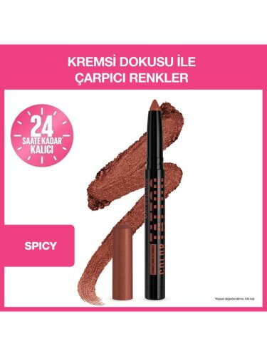 Maybelline New York Color Tattoo Jel Göz Farı - Spicy - 1