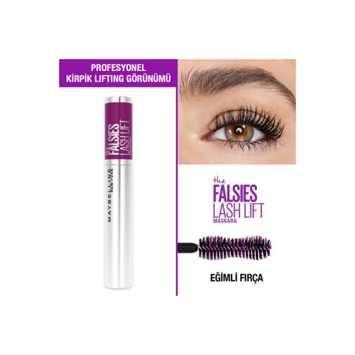 Maybelline New York Falsies Lash Lift Siyah Maskara - 5