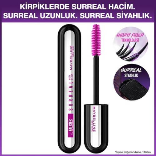 Maybelline New York Falsies Surreal Meta Black Maskara - 1