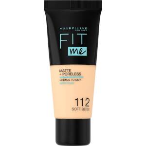 Maybelline New York Fit Me Matte+Poreless Fondöten - 112 Soft Beige - 2