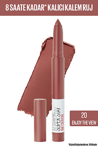 Maybelline New York Kalem Superstay Ink Crayon Kalem Mat Ruj - 20 Enjoy The View - 1