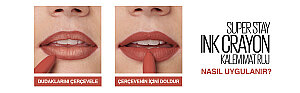 Maybelline New York Kalem Superstay Ink Crayon Kalem Mat Ruj - 20 Enjoy The View - 6