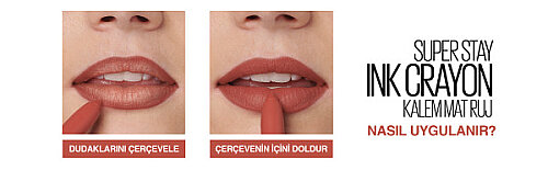 Maybelline New York Kalem Superstay Ink Crayon Kalem Mat Ruj - 20 Enjoy The View - 6