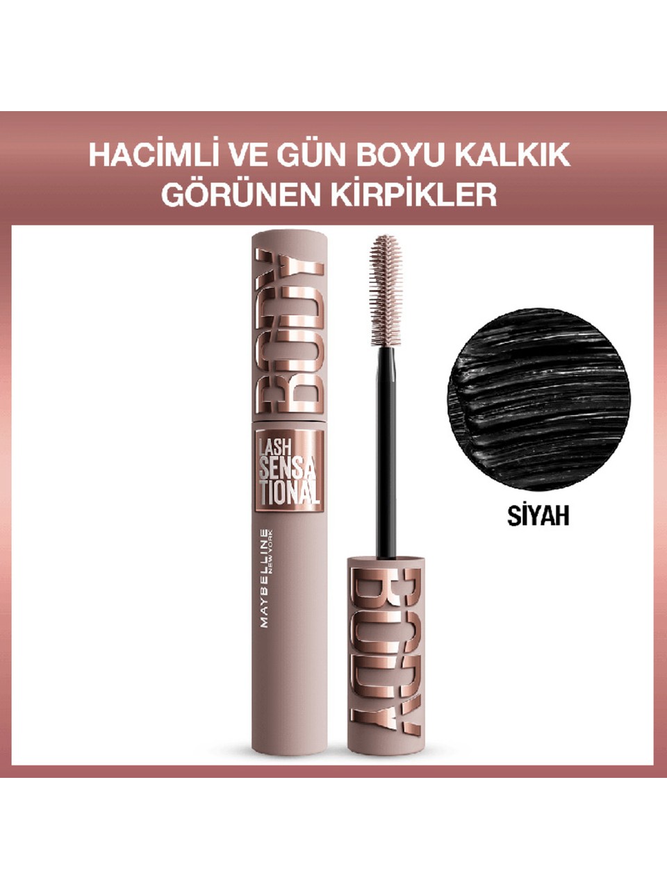 Maybelline New York Lash Sensational Body Black Maskara