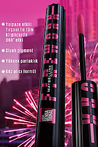 Maybelline New York Lash Sensational Firework Electroblack Maskara - 5
