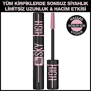 Maybelline New York Lash Sensational Sky High Cosmic Black Maskara