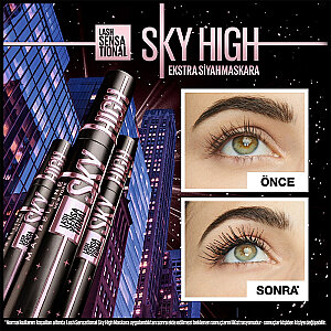 Maybelline New York Lash Sensational Sky High Cosmic Black Maskara - 3