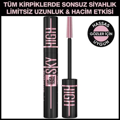 Maybelline New York Lash Sensational Sky High Cosmic Black Maskara - 1