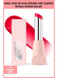 Maybelline New York Lifter Glaze Shea Yağı ve Hyalüronik Asit İçeren Renkli Dudak Balmı - 04 Cherry Swirl