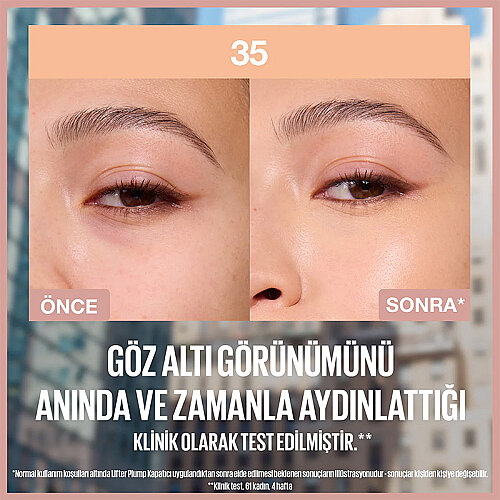 Maybelline New York Lifter Kafein ve Peptit İçeren Nemlendiren ve Aydınlatan Kapatıcı - 35 - 3