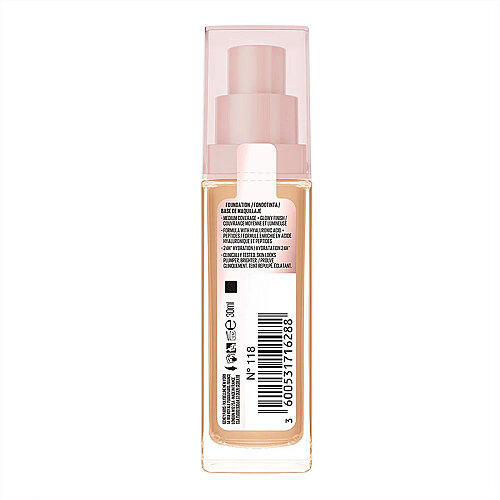 Maybelline New York Lifter Niasinamid ve Hyalüronik Asit İçeren Aydınlatan Fondöten - 118 - 3