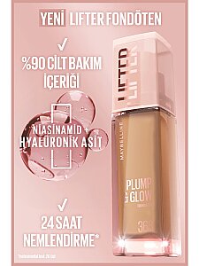 Maybelline New York Lifter Niasinamid ve Hyalüronik Asit İçeren Aydınlatan Fondöten 90 - 3