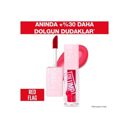 Maybelline New York Lifter Plump Dudak Parlatıcısı - Red Flag 004 - 1