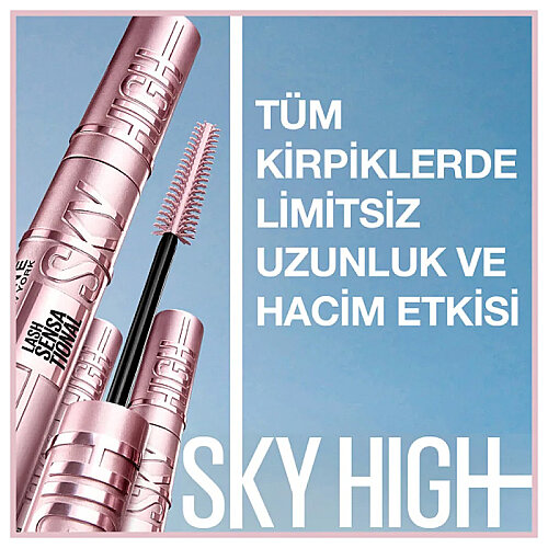 Maybelline New York Maskara Lash Sensational Sky High - Siyah - 5