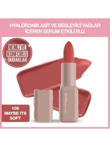 Maybelline New York Serum Etkili Hyaluronik Asit ve Besleyici Yağ İçeren Ruj - 002 Maybe It's