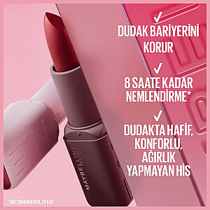 Maybelline New York Serum Etkili Hyaluronik Asit ve Besleyici Yağ İçeren Ruj - 003 Open Late - 5