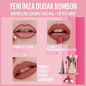 Maybelline New York Serum Etkili Hyaluronik Asit ve Besleyici Yağ İçeren Ruj - 005 Take The 1 - 4