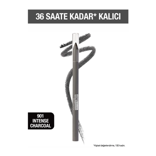 Maybelline New York Tattoo Liner Jel Göz Kalemi - 901 İntense Charcoal - 1