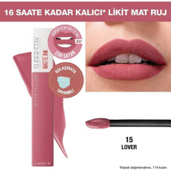 Maybelline SuperStay Matte Ink Liquid Lipstick 15 Lover - 5
