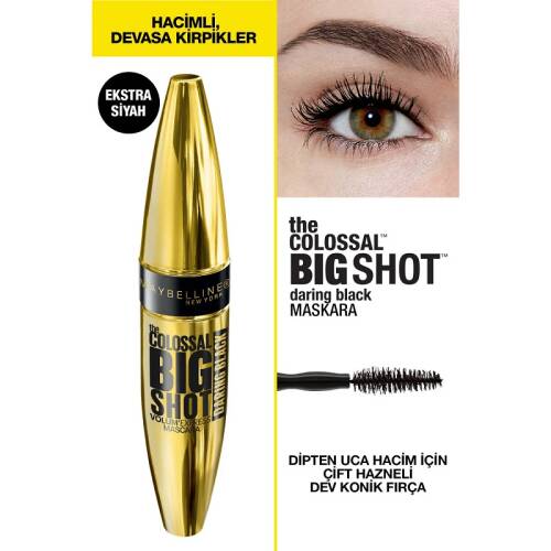 Maybelline The Colossal Big Shot Daring Black Maskara - 4