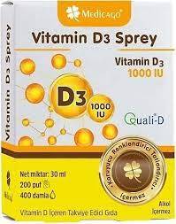 Medicago Vitamin D3 1000 IU Sprey 30 ml - 1