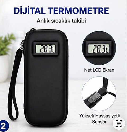 Mirmed İnsülin Taşıma Çantası Dereceli Mavi Renk - 1