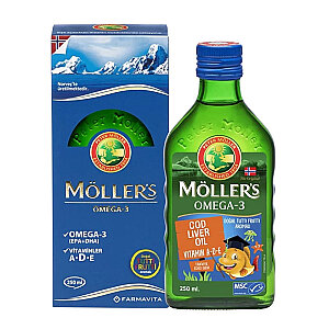 Möller's Omega-3 Balık Yağı Şurubu Tutti Frutti 250 ml - 3