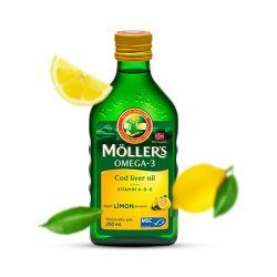 Möller's Omega 3 Limonlu Balık Yağı Şurubu 250 ml - 2
