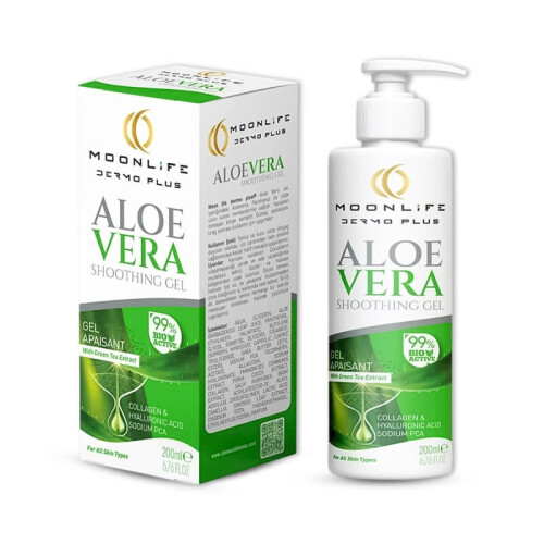 Moon Life Collagen Hyaluronıc Acıd Aloe Vera Jel Lipozomal 200 ml - 1