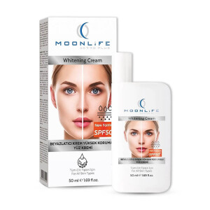 Moon Life Dermo Plus Beyazlatıcı Kremi SPF50+50 ml