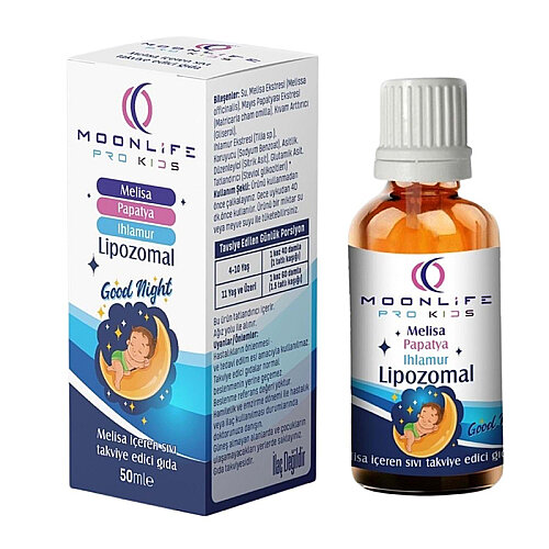 Moon Life Kids Good Night Damla Lipozomal Melisa Papatya Ihlamur 50 ml - 1