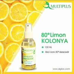 Multiplus Limon Kolonyası 80° Sprey 100 ml